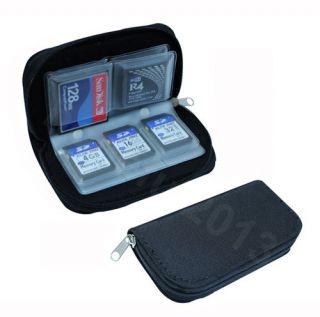 20 slots Memory Card Pouch Wallet Case Holder 12x SD/SDHC/MMC/XD/MSPD 