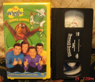 The Wiggles YUMMY YUMMY VHS Video Clamshell Case Cute 14 Songs Hot 