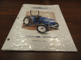 Farmtrac 300 DTC 4wd 360 DTC 4wd Tractor Operators Manual NEW