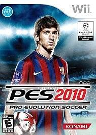 New Pro Evolution Soccer 2010 WII Video Game