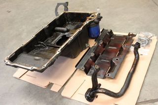    02 Camaro/Firebird LS1 F Body Oil Pan w/ Windage Tray & Pick up Used