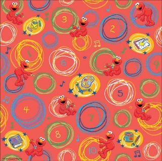 Elmo In Circles W/Varnish Accents Sesame Street Paper 12X12 53 81011