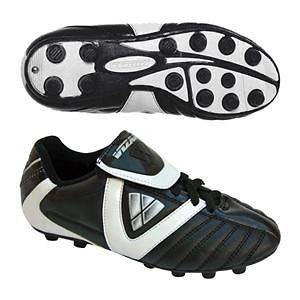 Vizari Viper Moulded Rubber Soccer Cleats Black/White 92975 Youth Size 