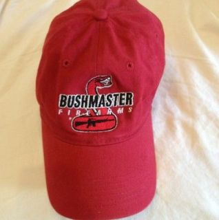 Bushmaster Firearms Gear Baseball Cap Hat Red EUC RARE Remington