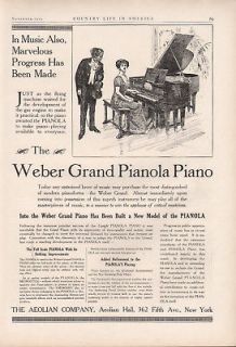 FP 1909 WEBER GRAND PIANO MUSIC INSTRUMENT CLASSIC CONCERT