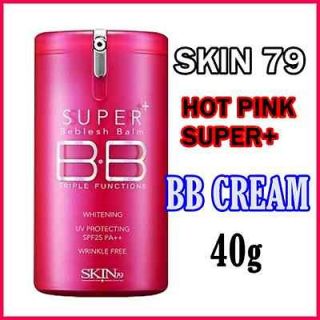SKIN79 HOT PINK Label Super Plus Beblesh Balm BB CREAM 40g SPF25 PA++ 