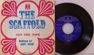 Scaffold Lily The Pink Spain Import 45 With Picture Sleeve