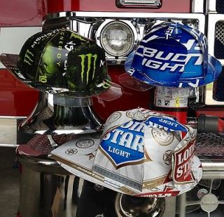 BUD LIGHT Beer Fire Fighter Helmet Hat!!!!