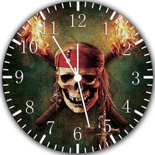 New Pirates of the Caribbean wall Clock 10 Room Decor Y12 Fast 
