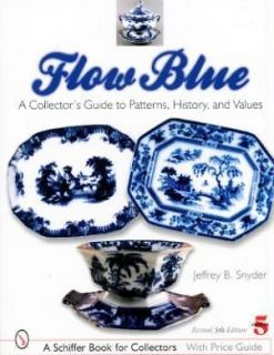 Flow Blue Book 5 Wedgewood Adams Johnson Bros platter