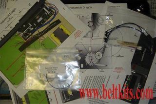 Nakamichi Dragon Cassette Deck belt kit & instructions