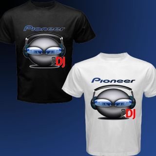 New Pioneer Pro DJ Logo Black Or White Tee T Shirt Size S   3XL
