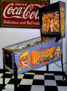 1990 Bally DR. DUDE Pinball Machine   Freshly Refurbished!