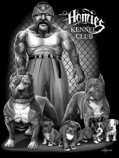 Homie Signature DGA t shirt Kennel Club Pit Bull Puppies sizes M 