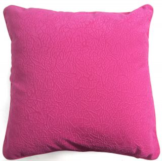 EU97 Fuschia Plant Leaf Velvet Style Sofa Cushion Cover/Pillow Case 