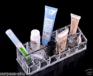   1x Crystal Acrylic Cosmetic 15.7x5.7x3 Organizer Makeup Case lipstick