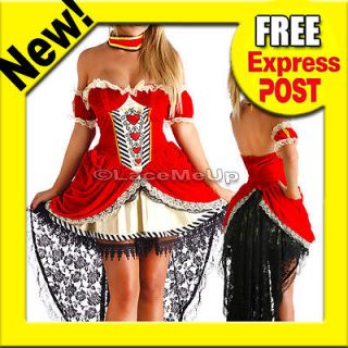   Hearts Deluxe Fancy Costume Dress long Grown Ladies Plus size XXL 18