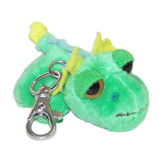  Plush   Lil Peepers   GREEN DRAGON (Backpack Clip   3 inch) Stuffed 