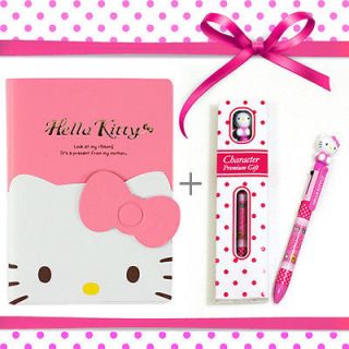 2013 Hello Kitty Face Pocket Schedule Planner Diary Book+4in1 Multi 