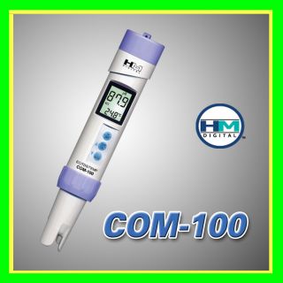 HM Digital COM 100 TDS EC Water Conductivity Combo Temp Meter Tester 
