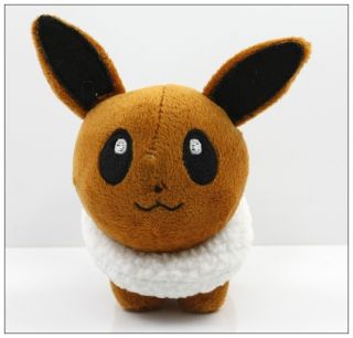 New Pokemon 6 Eevee Plush Toy Doll Cute