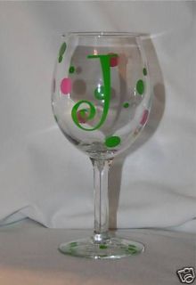 18 Monogram Wine Glass Personalized Monogrammed DIY Kit