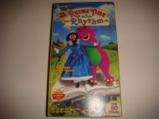 Barney’s Rhyme Time Rhythm, VHS, Featuring Mother Goose, Microsoft 