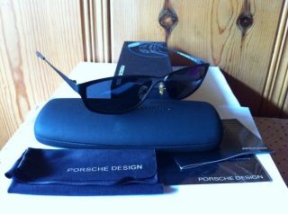 NEW Porsche Design P2006A Sunglasses, Matte Black / Grey Lens