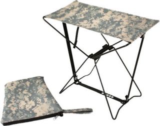   Outdoor Camp ACU Digital Camo Folding Chair Portable Stool w/Pouch