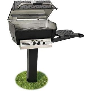   H3PK2N Natural Gas Deluxe Grill Packge w/in Ground Post & FREE COVER