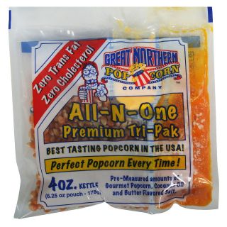 Great Northern Popcorn 1 Case (24) of 4 Ounce Popcorn Portion Packs 