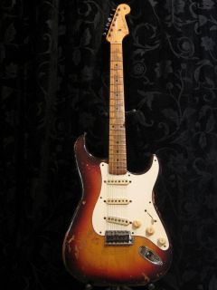 Original 1958 Fender Stratocaster steel string electric vintage guitar 