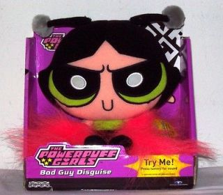 Powerpuff Girls Buttercup Bad Guy Disguise Talking Plush Doll 01 