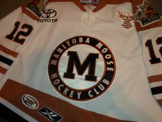Mike Keane Manitoba Moose Throwback Authentic Game Jersey