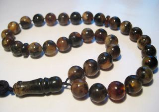 amber prayer beads in Islam