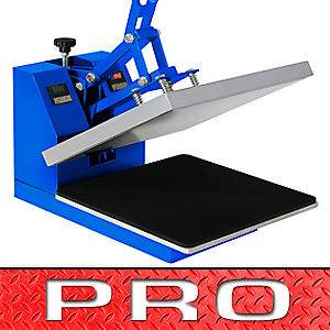 Shirt Heat Transfer Press Sublimation Machine 15 x 15 Blue / Silver