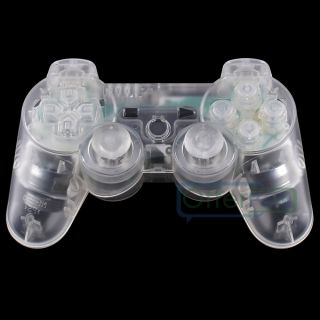   All Transparent Custom Shell For PS3 Controller with Buttons+Tools