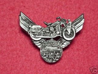Army Winged Motor Cycle and Victory Medal Badge