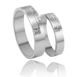 Endless love Titanium Steel Promise Ring Couple Wedding Bands Many 