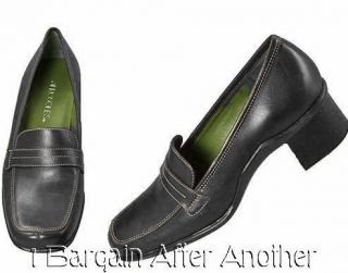  Aerosoles SeaChore Ladies Black Leather Loafer Pumps Shoes Size 7 M