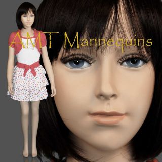Child female mannequin manikin Abt 6 years old girl manequin   Trey