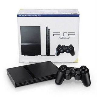New Sony PlayStation 2 PS2 Slim Console System Charcoal Black NTSC 