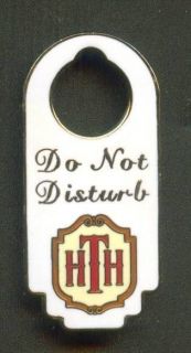 Walt Disney Pin Tower of Terror Doorknob Hanger Do Not Disturb 