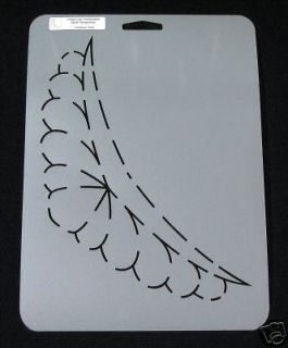 feather quilting stencils in Quilt Templates & Stencils