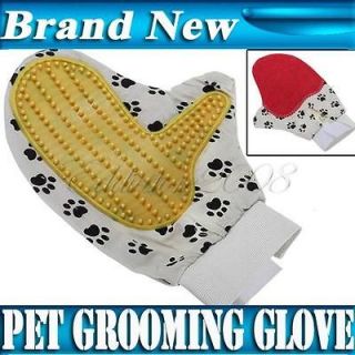Pet Dog Cat Animal Massage Hair Removal Bath Glove Grooming Cleaning 