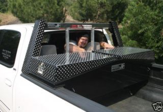 Pickup Truck Headache Racks Black Powder Coated (Leopard Model)