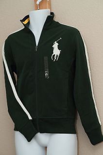 Ralph Lauren Big Pony College Varsity Baseball Jacket NWT GREEN