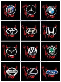 3D Red Devil Decal Sticker Car Emblem   TOYOTA BENZ BMW HONDA NISSAN 