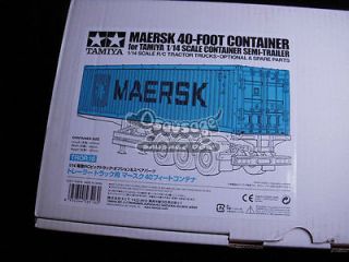 Tamiya 56516 RC Maersk 40 Foot Container for 1/14 Semi Trailer