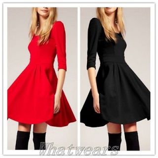red elegant dress in Dresses